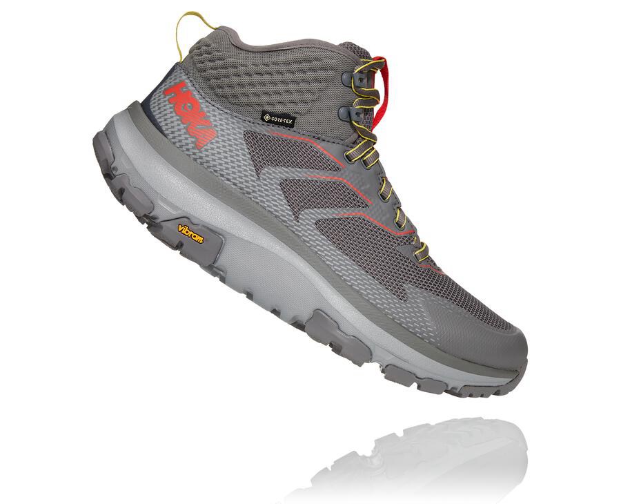 Hoka One One Toa Gore-Tex Vandringsskor Herr - Grå - JAGNF-1327